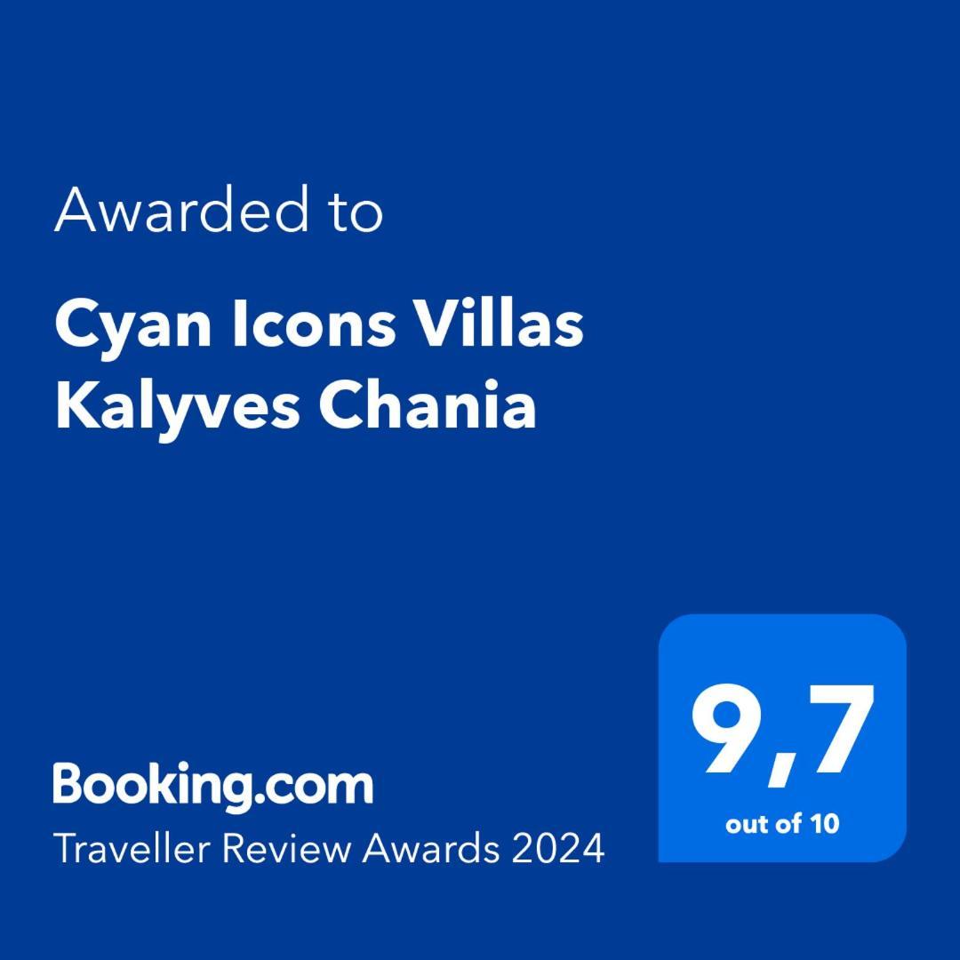 Cyan Icons Villas Kalyves Chania Esterno foto